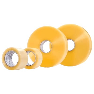 Primetac 620 3โx110YDS Clear Synthetic Rubber Hot Melt Tape CST (1.9MILS) 24 rolls per case